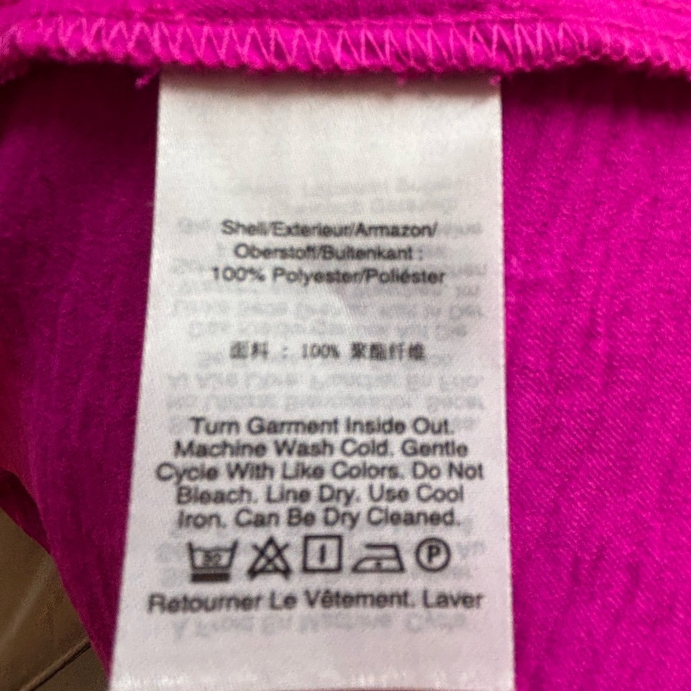 DKNY Magenta Dress Feminine, flounce sleeve - Picture 6 of 8